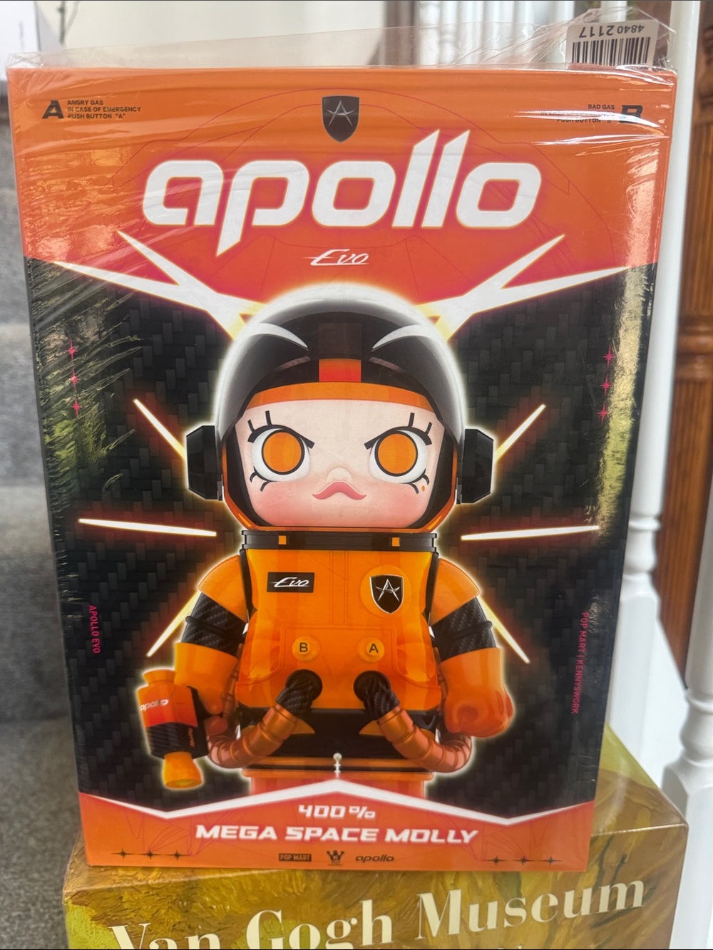 Apollo Evo Mega Space Molly 400% Orange Vinyl Figure